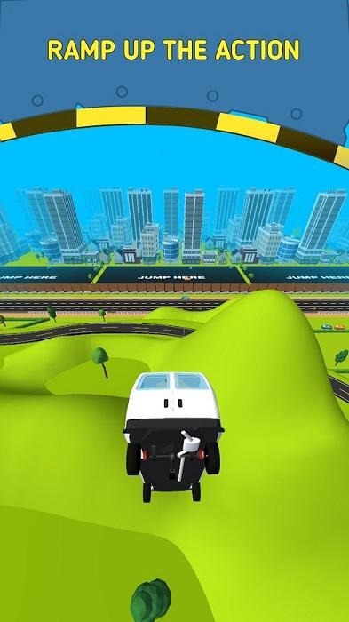 坡道汽车跳跃3手游下载,坡道汽车跳跃3,跳跃游戏,冒险游戏